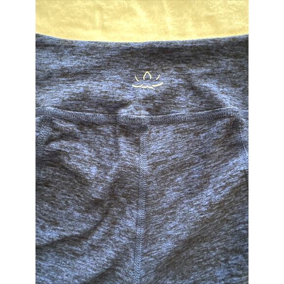 Beyond Yoga Leggings Womens M Blue Black Colorblock High Rise Yoga Athleisure - Picture 4 of 5